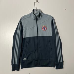 Vintage Bayern Munich 2009 football training zip Up jacket Adidas Men Size Large